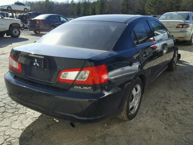 4A32B3FF1BE031115 - 2011 MITSUBISHI GALANT ES BLACK photo 4