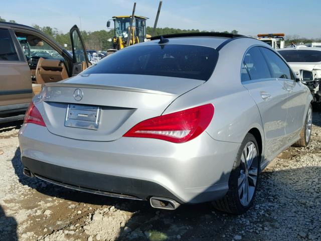 WDDSJ4EB8EN035232 - 2014 MERCEDES-BENZ CLA 250 SILVER photo 4