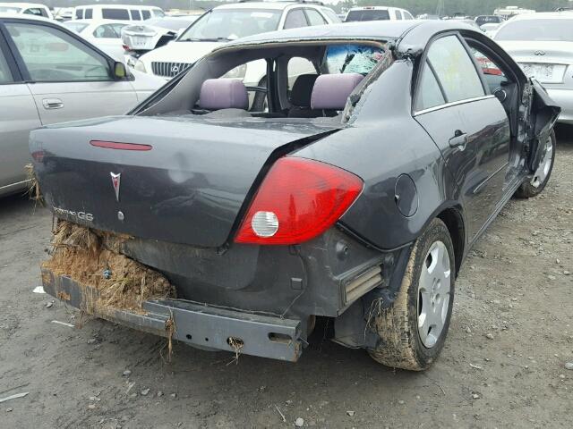 1G2ZF55B664264830 - 2006 PONTIAC G6 SE GRAY photo 4