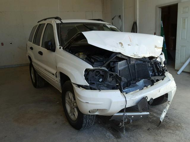 1J4GX48S84C183377 - 2004 JEEP GRAND CHER WHITE photo 1