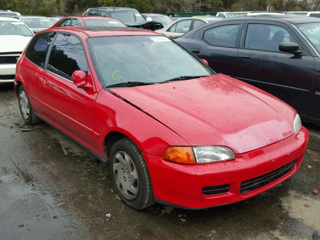 2HGEH3387PH501864 - 1993 HONDA CIVIC SI RED photo 1