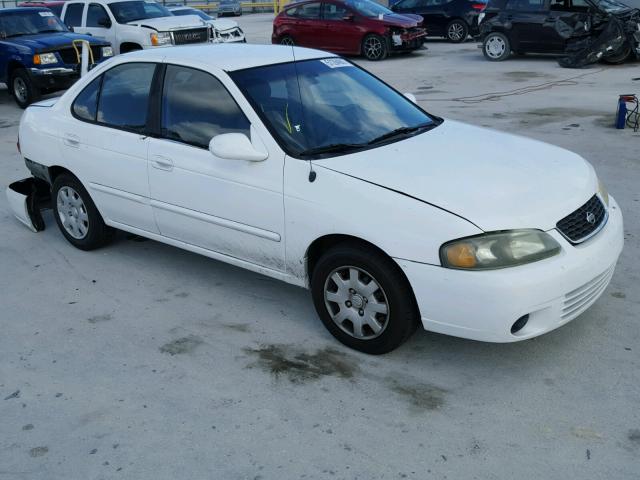 3N1CB51D62L601508 - 2002 NISSAN SENTRA XE WHITE photo 1