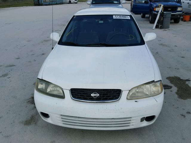 3N1CB51D62L601508 - 2002 NISSAN SENTRA XE WHITE photo 9