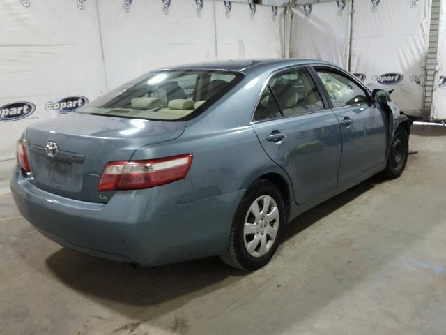 4T1BE46K19U809759 - 2009 TOYOTA CAMRY BASE TEAL photo 4