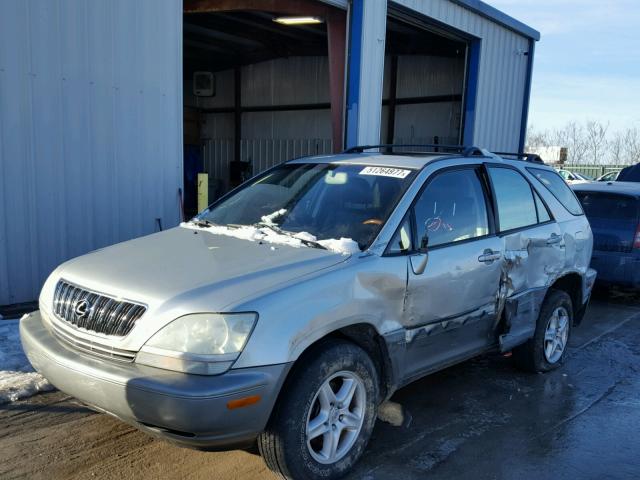 JTJHF10U730315695 - 2003 LEXUS RX 300 GRAY photo 2