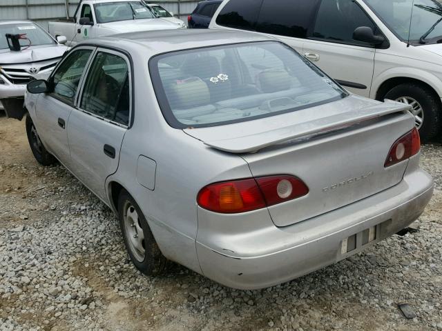 1NXBR12E81Z546922 - 2001 TOYOTA COROLLA CE SILVER photo 3