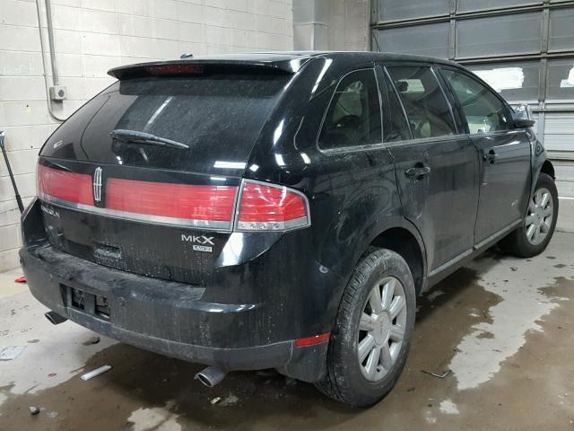 2LMDU88CX8BJ11054 - 2008 LINCOLN MKX BLACK photo 4