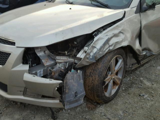 1G1PE5SBXE7248534 - 2014 CHEVROLET CRUZE LT WHITE photo 9
