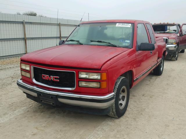 2GTEC19R8T1539561 - 1996 GMC SIERRA C15 RED photo 2