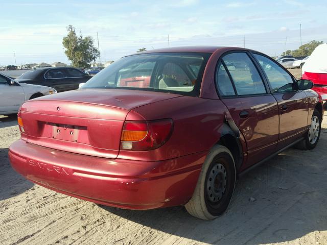 1G8ZH5287YZ109024 - 2000 SATURN SL1 RED photo 4