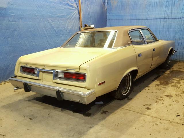 A4A857H161209 - 1974 AMC AMBASSADOR GOLD photo 4