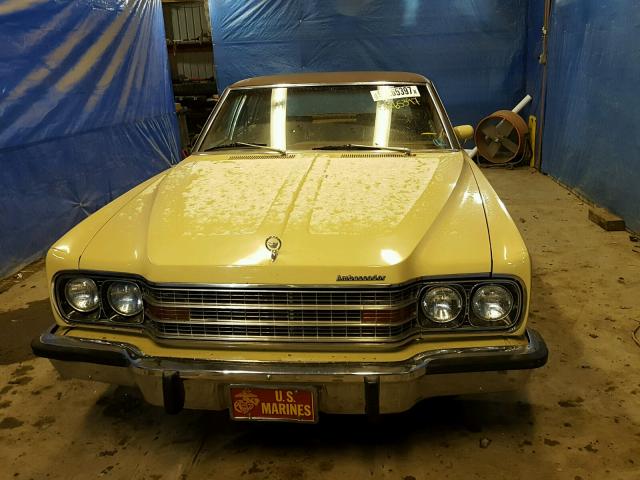 A4A857H161209 - 1974 AMC AMBASSADOR GOLD photo 9