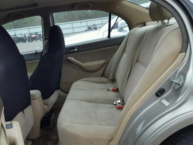 2HGES26753H594831 - 2003 HONDA CIVIC EX ოქროსფერი ფოტო 6