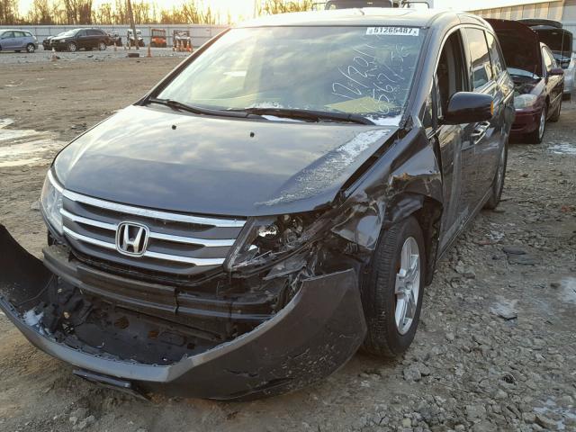 5FNRL5H96BB036567 - 2011 HONDA ODYSSEY TO GRAY photo 2