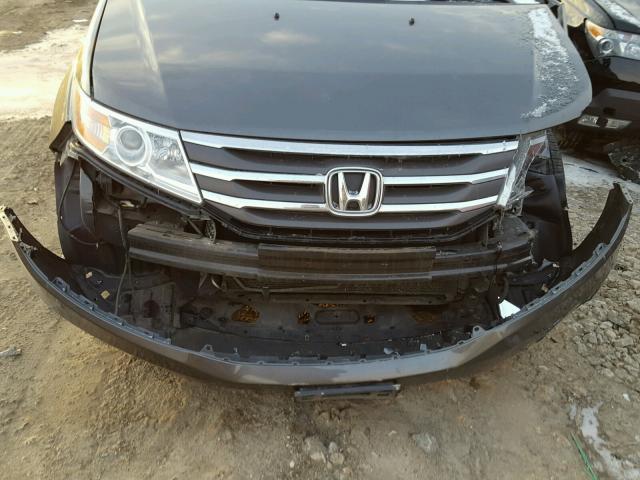 5FNRL5H96BB036567 - 2011 HONDA ODYSSEY TO GRAY photo 9