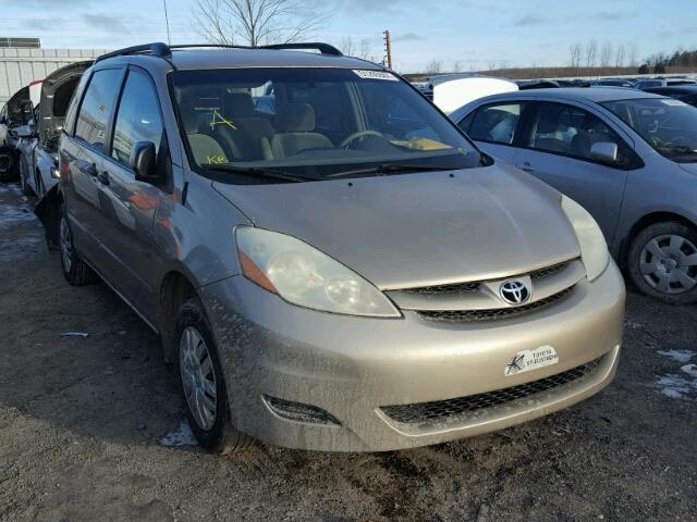 5TDZA29C36S488587 - 2006 TOYOTA SIENNA CE BEIGE photo 1