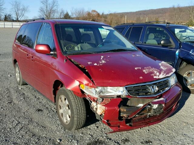 5FNRL18983B126040 - 2003 HONDA ODYSSEY EX RED photo 1