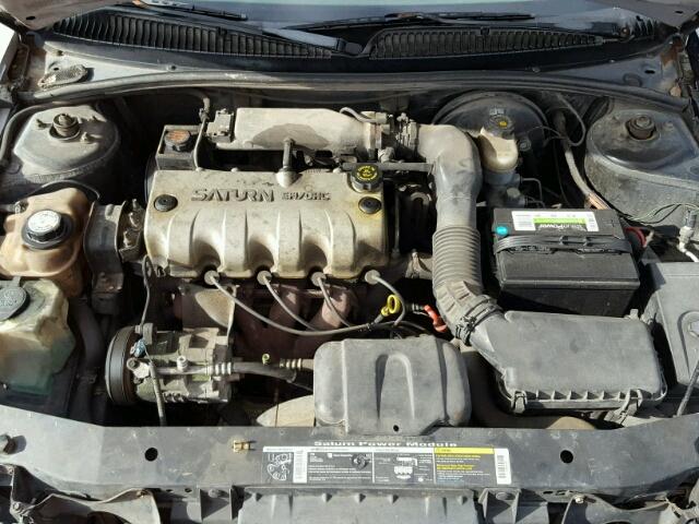 1G8ZH5287XZ370216 - 1999 SATURN SL1 SILVER photo 7