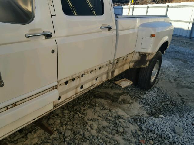 1FTJW35F1VEB72498 - 1997 FORD F350 WHITE photo 9