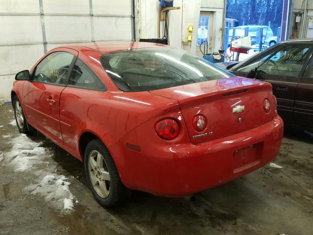 1G1AT18H897265421 - 2009 CHEVROLET COBALT LT RED photo 3