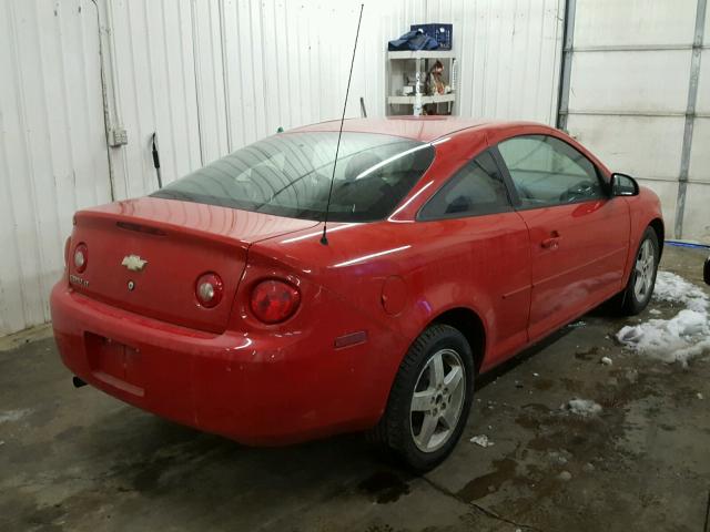 1G1AT18H897265421 - 2009 CHEVROLET COBALT LT RED photo 4