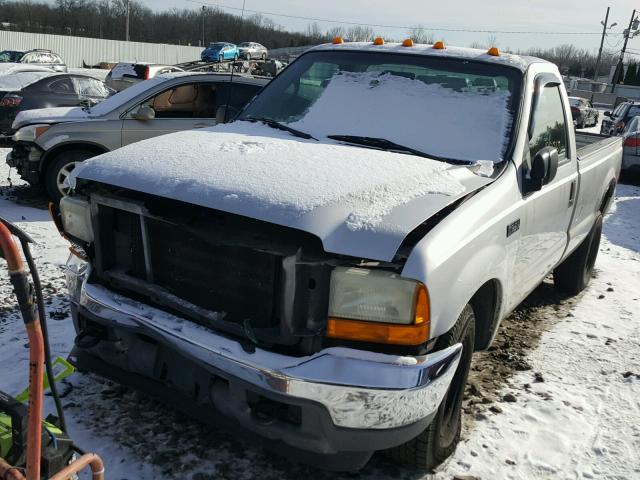 1FTNF20L41ED35891 - 2001 FORD F250 SUPER SILVER photo 2