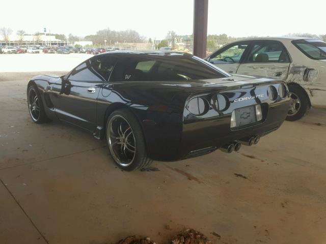 1G1YY22G625115296 - 2002 CHEVROLET CORVETTE BLACK photo 3