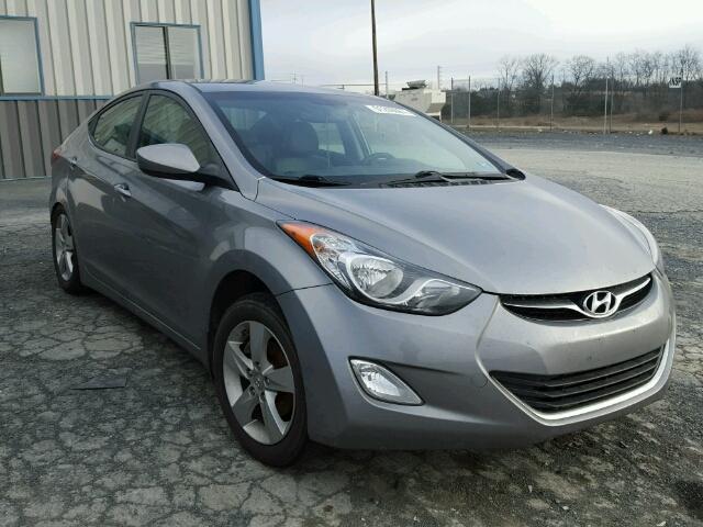 KMHDH4AE2CU395531 - 2012 HYUNDAI ELANTRA GL GRAY photo 1