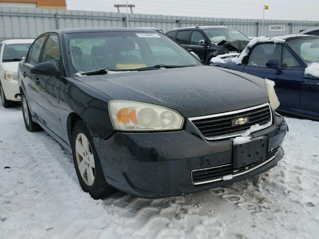 1G1ZT51876F205877 - 2006 CHEVROLET MALIBU LT BLACK photo 1