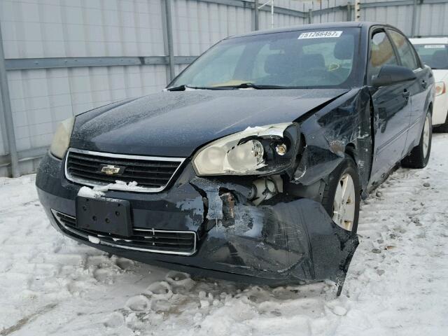 1G1ZT51876F205877 - 2006 CHEVROLET MALIBU LT BLACK photo 2