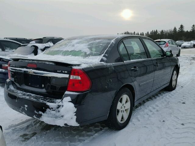 1G1ZT51876F205877 - 2006 CHEVROLET MALIBU LT BLACK photo 4