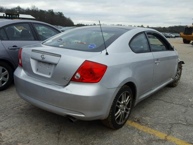 JTKDE167350023589 - 2005 TOYOTA SCION TC SILVER photo 4