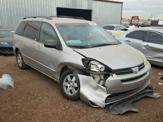 5TDZA23C64S121446 - 2004 TOYOTA SIENNA CE SILVER photo 1