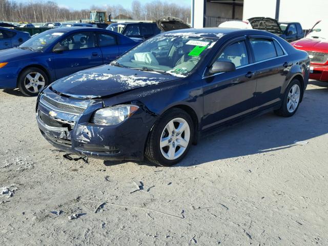 1G1ZB5E13BF186271 - 2011 CHEVROLET MALIBU LS BLUE photo 2