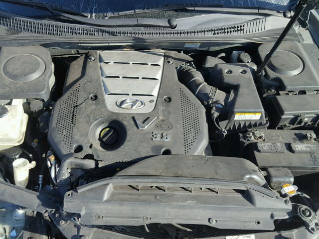 KMHFC46F46A048409 - 2006 HYUNDAI AZERA SE GRAY photo 7