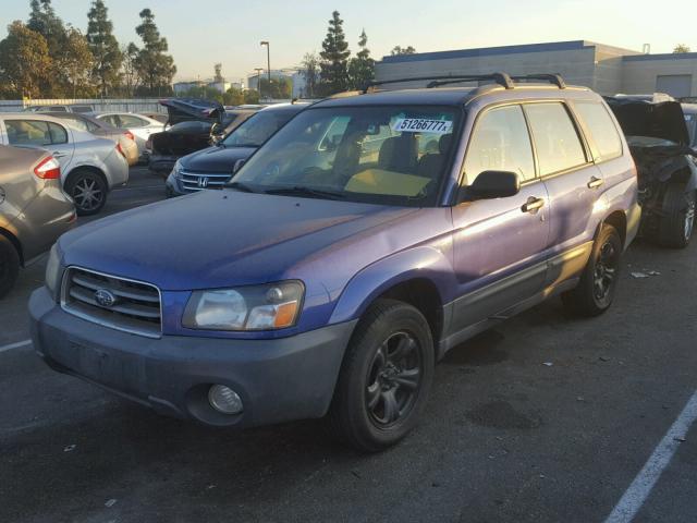 JF1SG63633H717740 - 2003 SUBARU FORESTER 2 BLUE photo 2