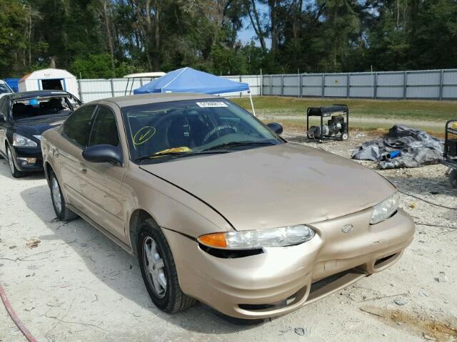 1G3NL52E24C205603 - 2004 OLDSMOBILE ALERO GL GOLD photo 1