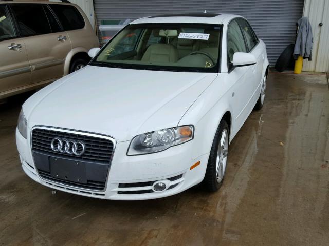 WAUAF78E47A272712 - 2007 AUDI A4 2 WHITE photo 2