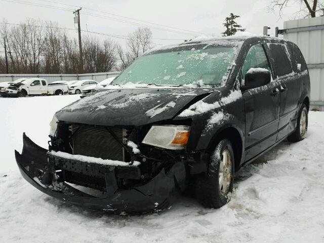 1D8HN54P28B131750 - 2008 DODGE GRAND CARA BLACK photo 2