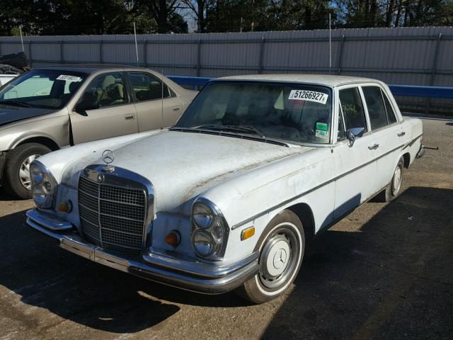 10801812035045 - 1969 MERCEDES-BENZ 280 SE WHITE photo 2