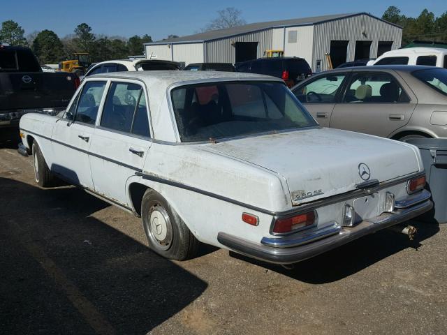 10801812035045 - 1969 MERCEDES-BENZ 280 SE WHITE photo 3