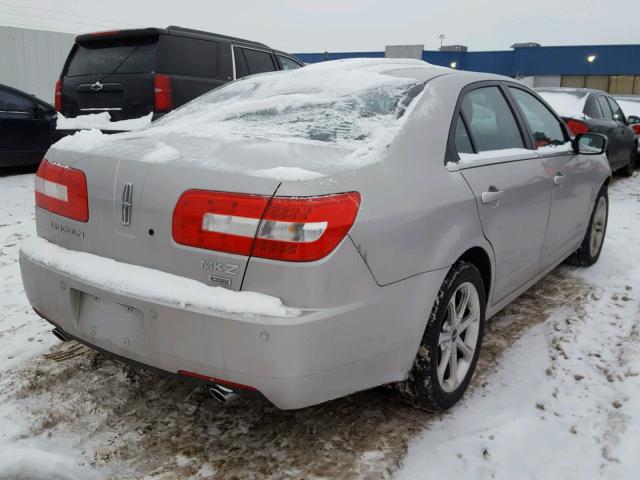 3LNHM28T18R647581 - 2008 LINCOLN MKZ SILVER photo 4