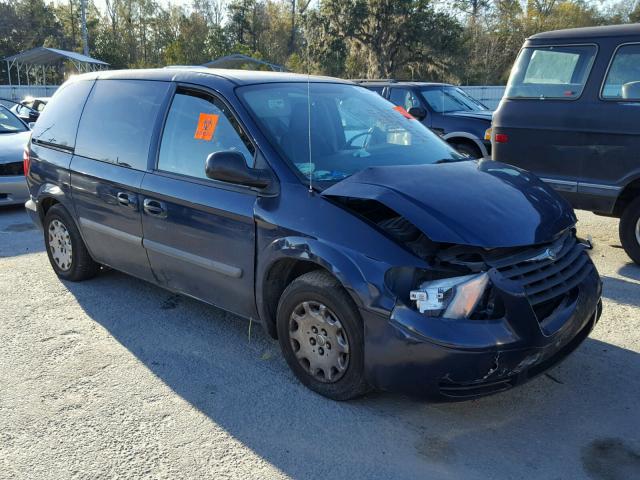 1A4GP45R26B671427 - 2006 CHRYSLER TOWN & COU BLUE photo 1