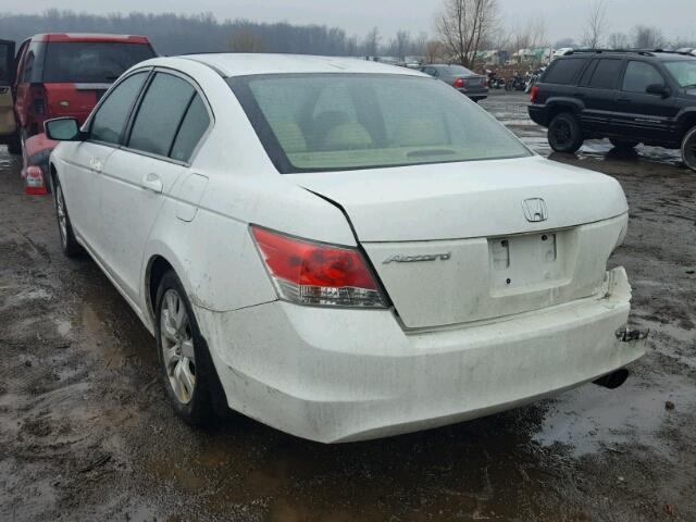 1HGCP26809A116955 - 2009 HONDA ACCORD EXL WHITE photo 3