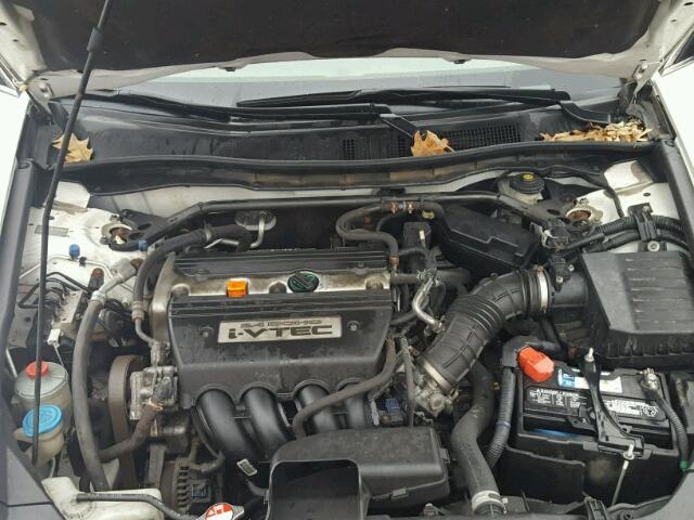 1HGCP26809A116955 - 2009 HONDA ACCORD EXL WHITE photo 7