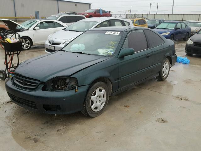 1HGEJ8243YL054843 - 2000 HONDA CIVIC EX 绿色 照片 2