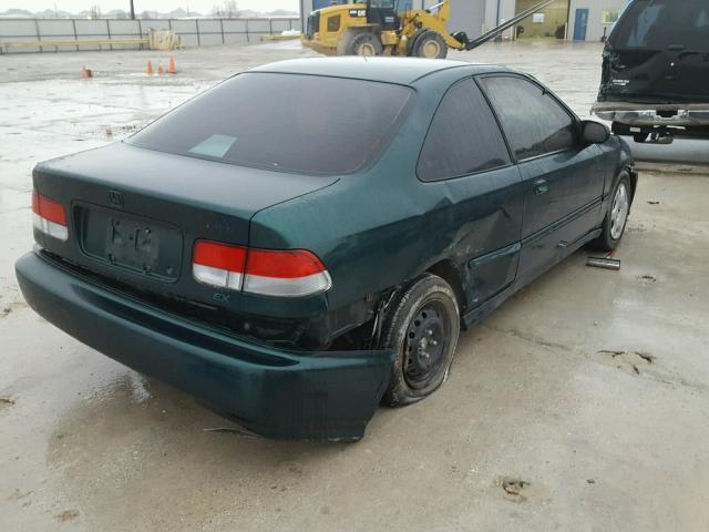 1HGEJ8243YL054843 - 2000 HONDA CIVIC EX GREEN photo 4