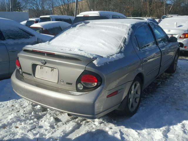 JN1CA31D91T823736 - 2001 NISSAN MAXIMA GXE GRAY photo 4