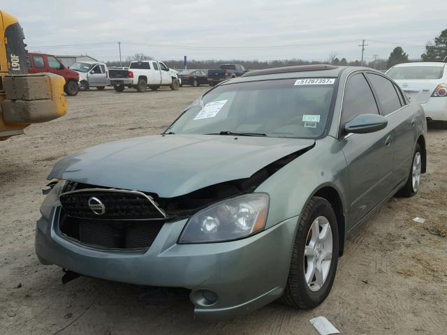 1N4AL11D95N473625 - 2005 NISSAN ALTIMA S GREEN photo 2