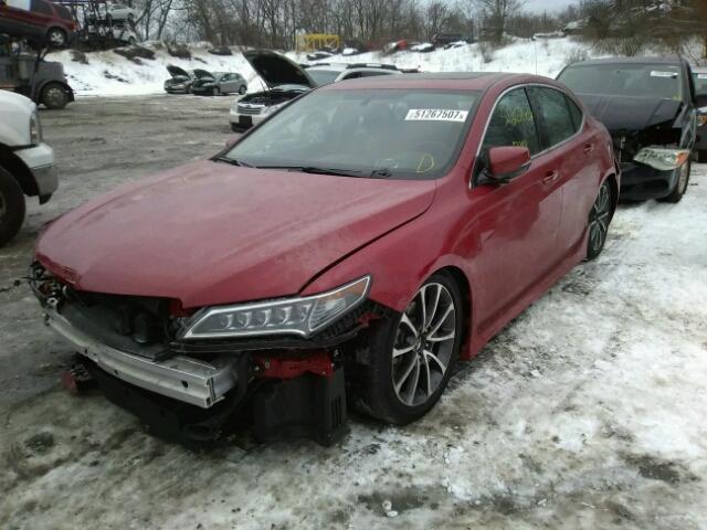 19UUB2F38HA002062 - 2017 ACURA TLX RED photo 2